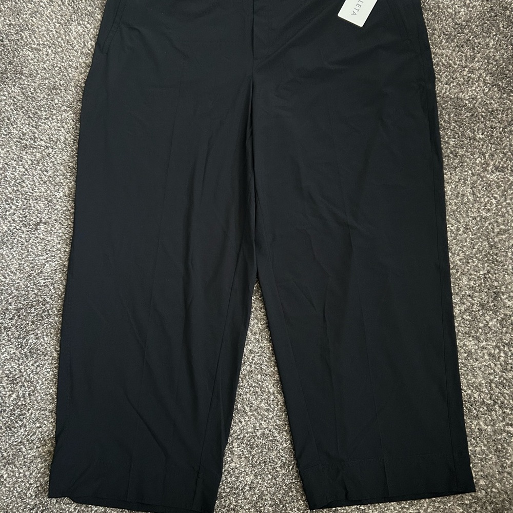 Eloquii Black Wide-Leg Pants